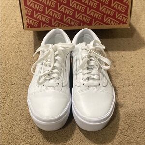 Vans White Sneakers